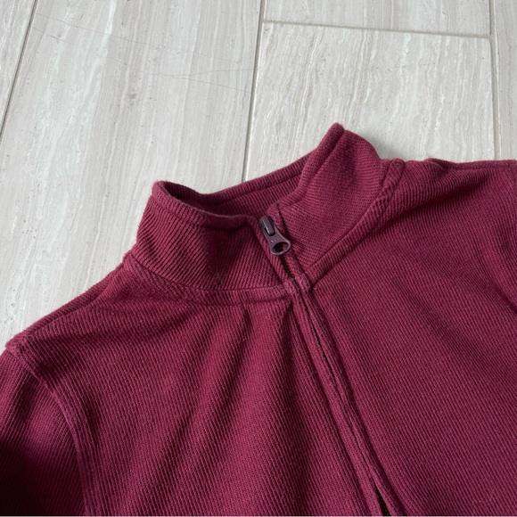 Old Navy zipper sweater set in red and blue, size 6-7y - Picture 4 of 9